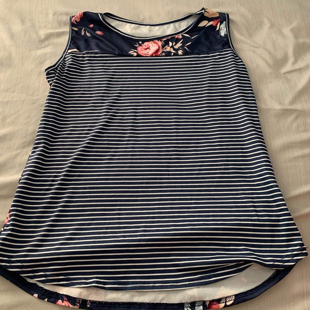 floral tank top